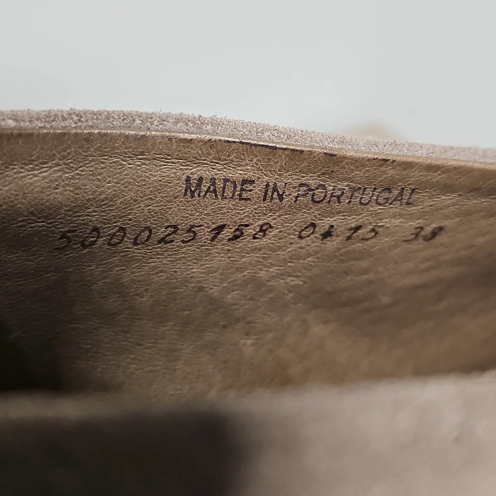 Fly London Yaz Grey Suede Wedge Heels Size 7.5/38 - Picture 6 of 11